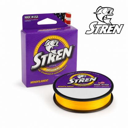 Stren Hi-Vis Gold Monofilament Fishing Line 330 Yards
