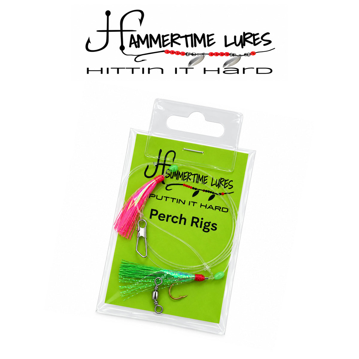 Hammertime Lures Perch Fly Rigs