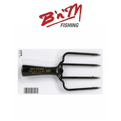B'n'M Spear Fish 7" 4-Prong Freshwater Fishing Spear