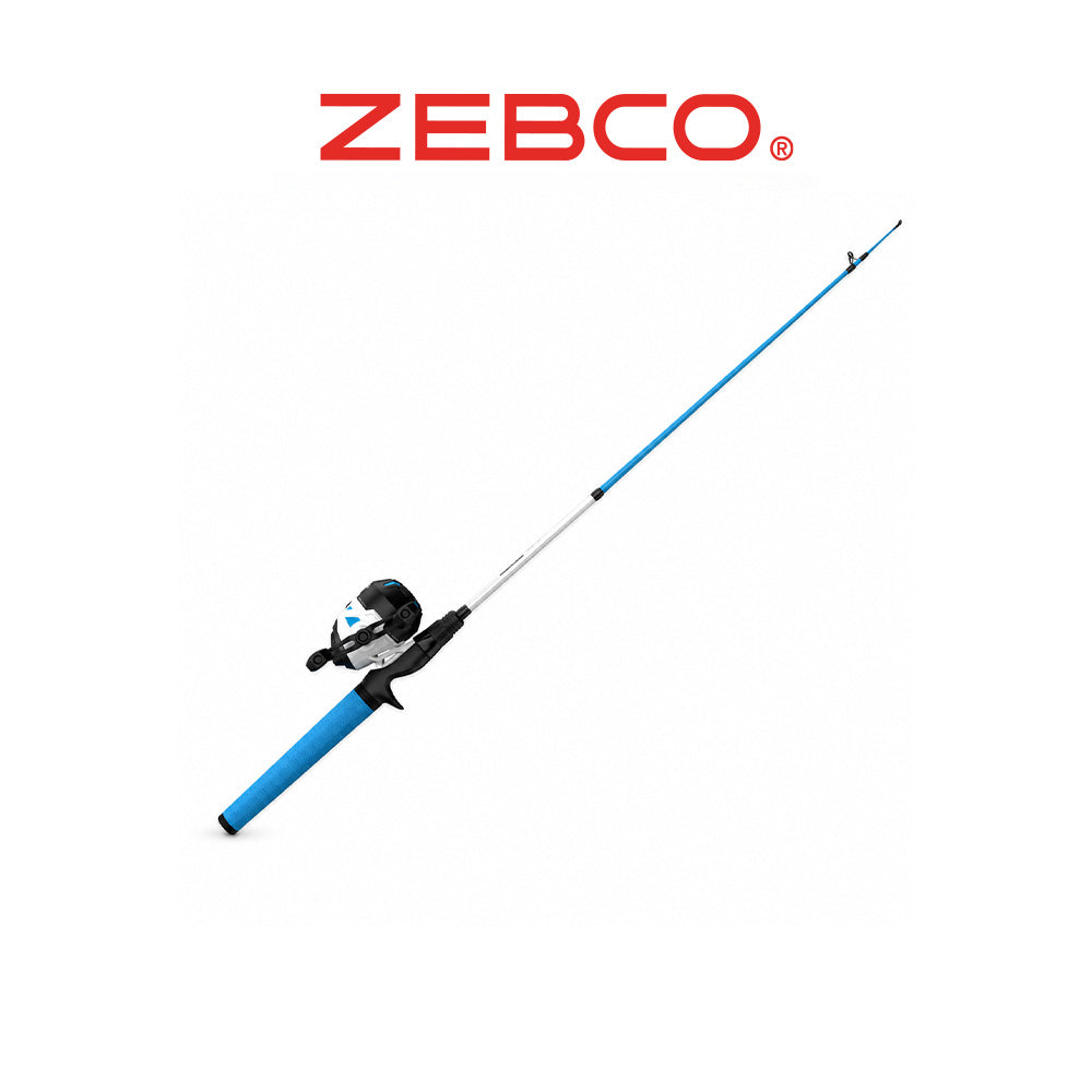 Zebco Roam 6'0" Spincast Combo – Blue Medium Power Rod & Reel