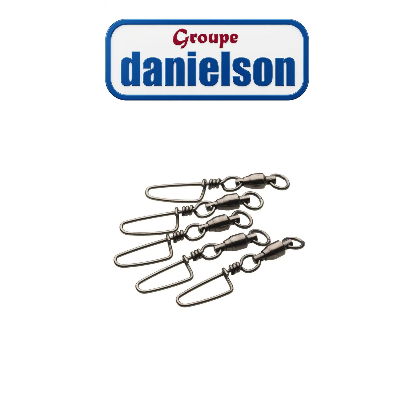 Danielson Snaps & Swivels Brass/Black Sizes 3–14