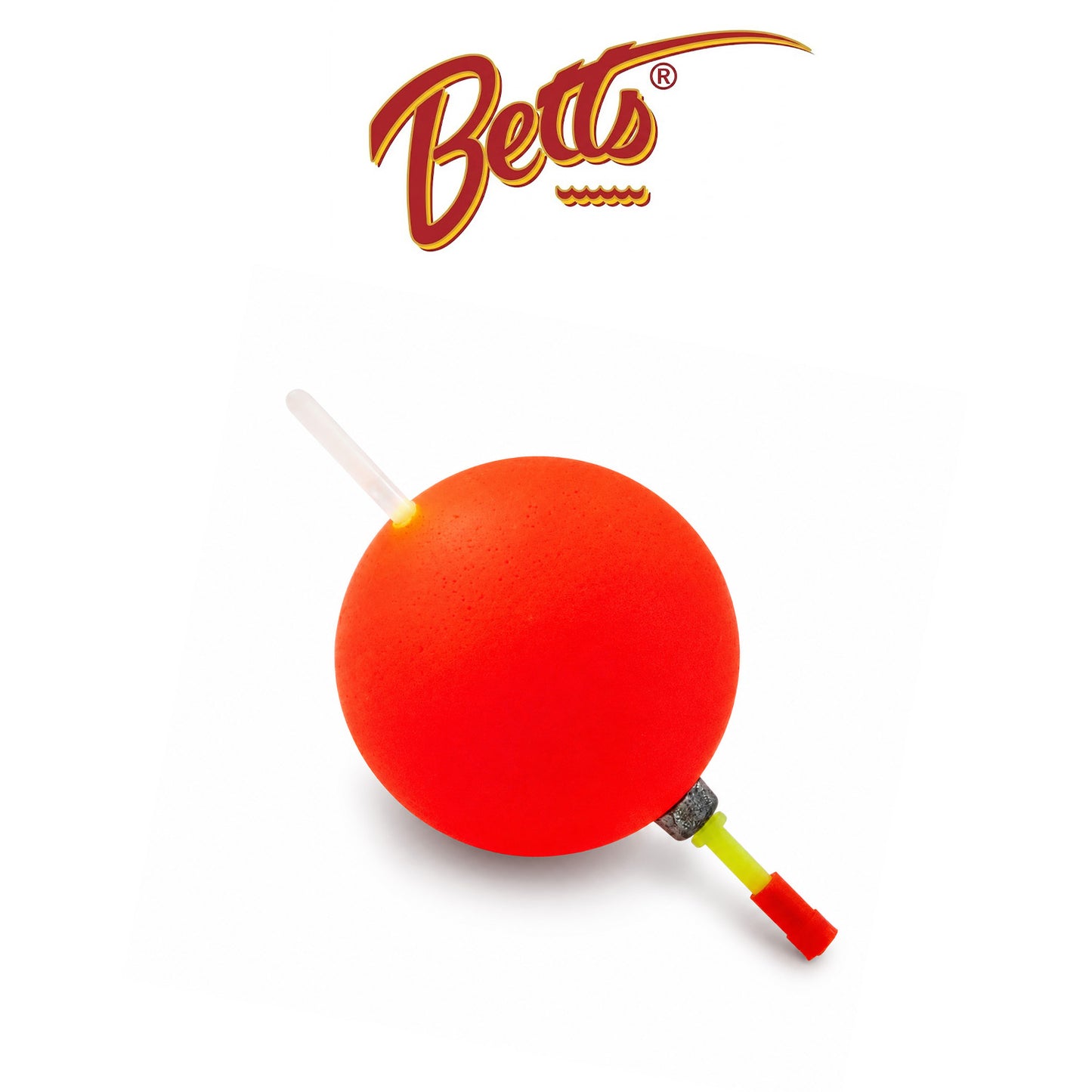 Catfish Fanatic Lighted Flo Glo Bobber 3" Round Red 1 Pack
