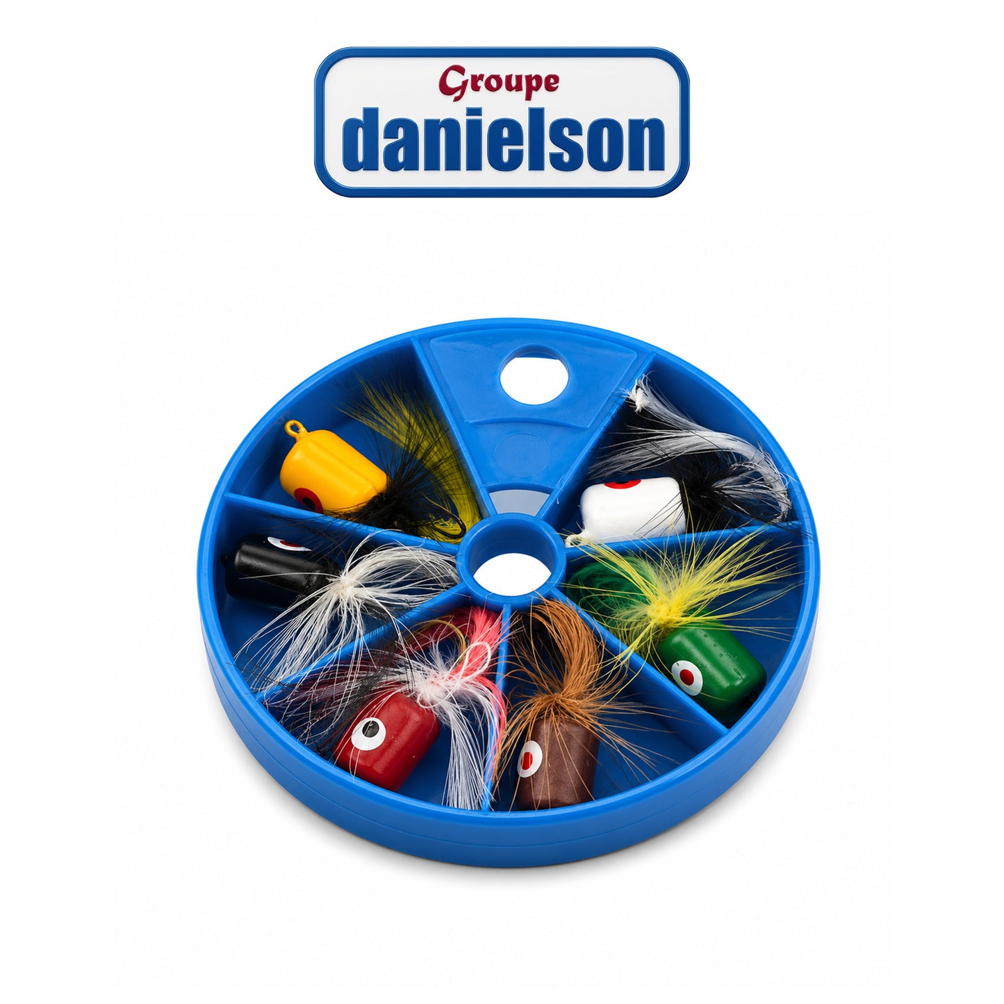 Danielson DN Popper Dial Box Assortment 6-Piece Fishing Float Set