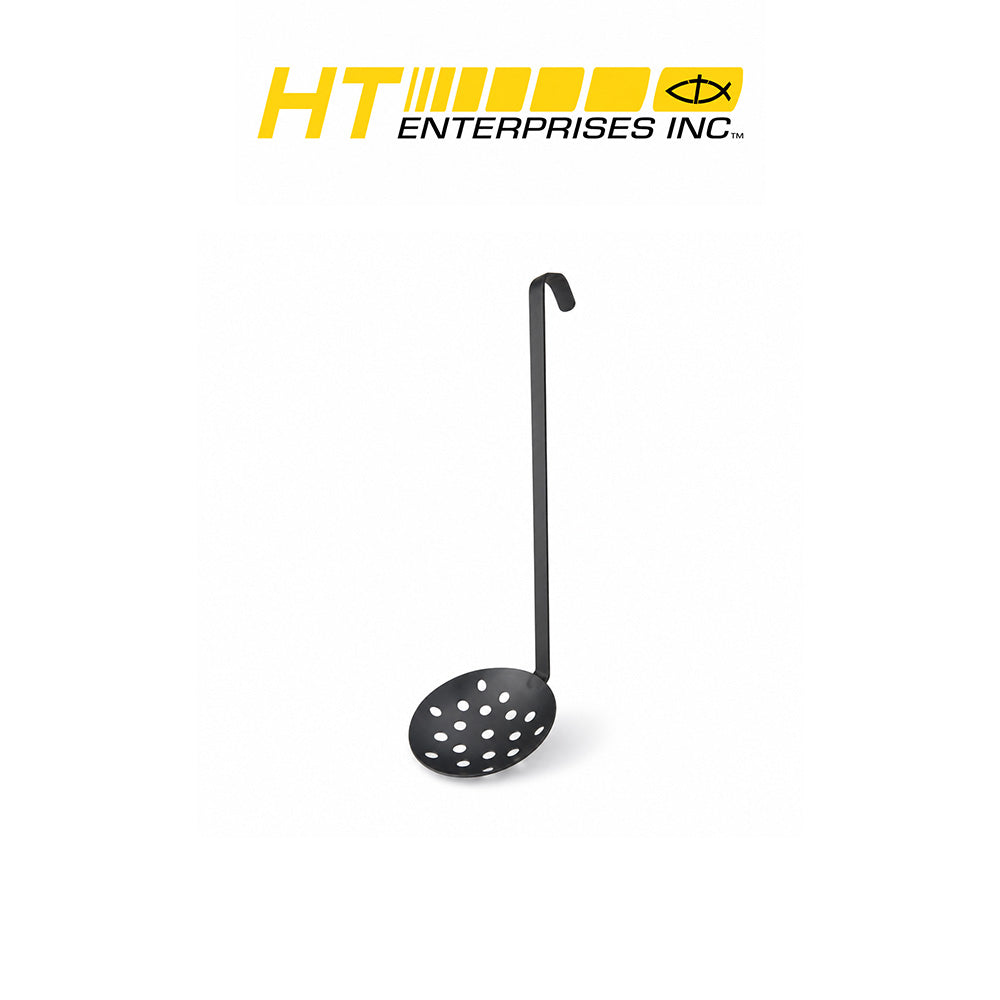 HT All-Metal 6-Cup Skimmer with 18" Handle – Silver
