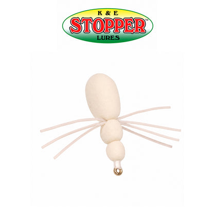 K&E Floating Spider Lure – Black & White Lightweight Floating Fishing Lure