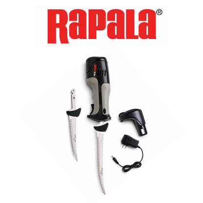 Lithium-Ion Cordless Electric Fillet Knife Combo – Rechargeable Fish Cleaning Kit