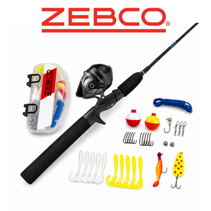 Zebco Ready Tackle Spincast Fishing Combo