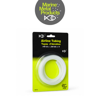Marine Metal 6 ft Silicone Airline Tube for Aerators & Live Bait Systems