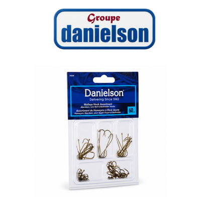 Danielson 60-Piece Assorted Panfish Hook Set