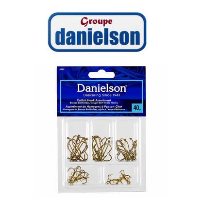 Danielson Catfish Hook Assortment – 40 Piece