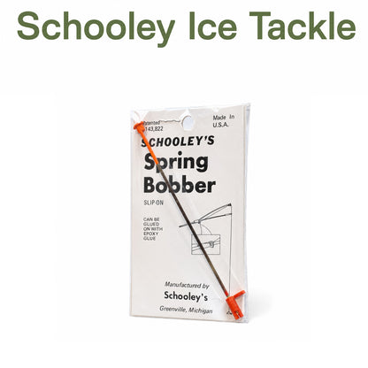 Schooley’s #19 Steel Spring Bobber with Bright Orange Tip