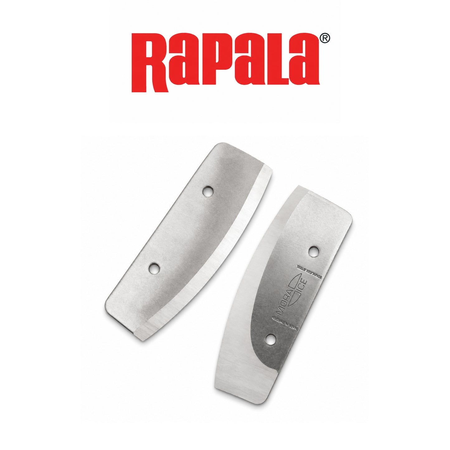 Rapala Mora Durable Steel Hand Auger Blades for Ice Fishing