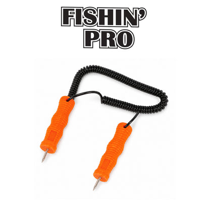 Fishin'Pro Deluxe Retractable Polar Picks Ice Safety Picks with Lanyard