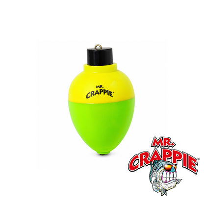 Mr. Crappie Rattlin’ Pear 1" Yellow/Green Crappie Fishing Lure