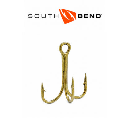 South Bend Bronze Treble Hooks 4/Pack
