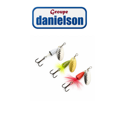 Danielson 3-Piece DN Bantam Tail Spinner Fishing Lure Set