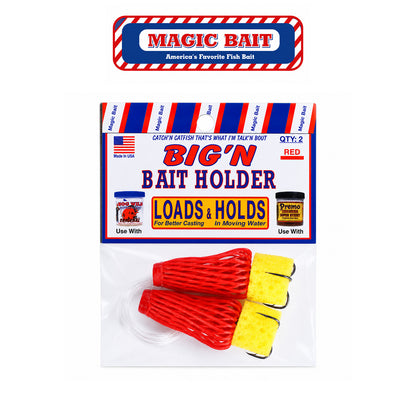 Magic Bait Big’n Bait Holder - Red