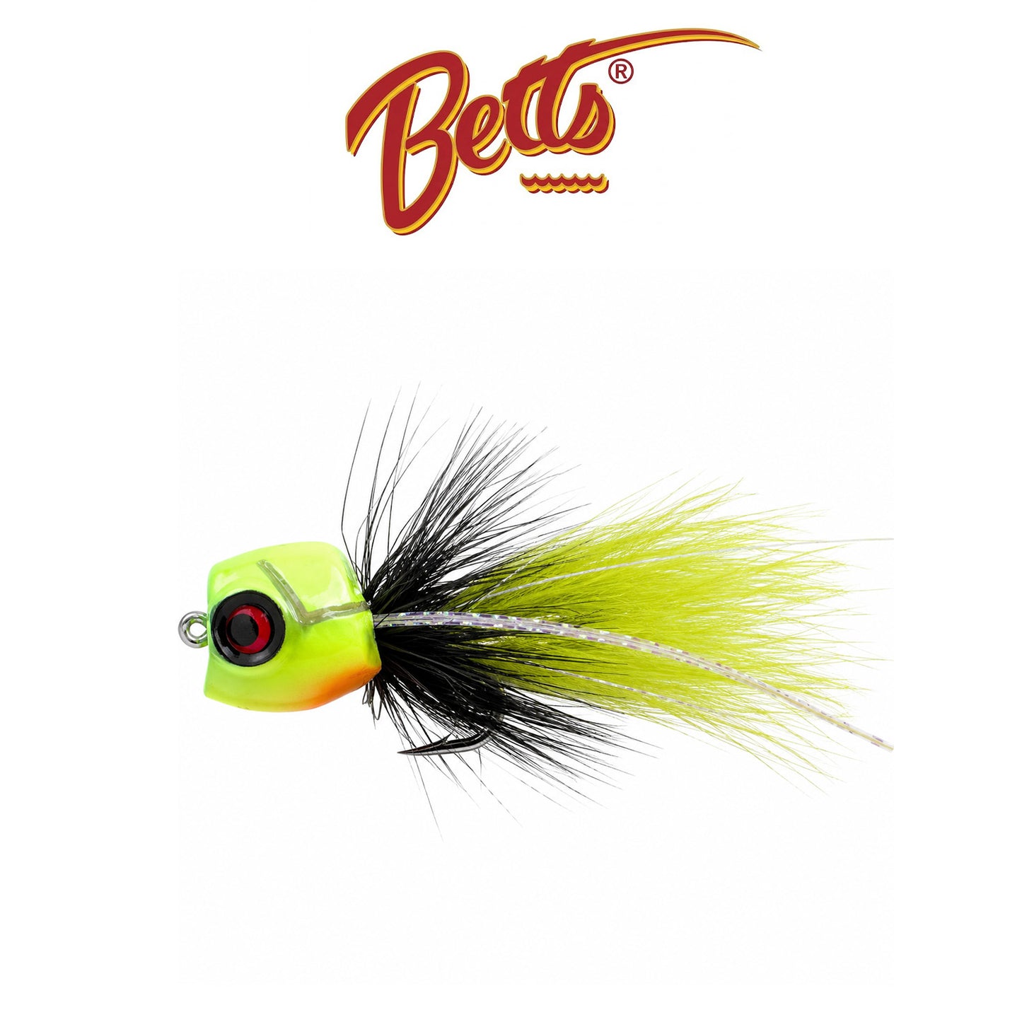 Betts Fat Gnat Size 10 Chartreuse Fishing Fly
