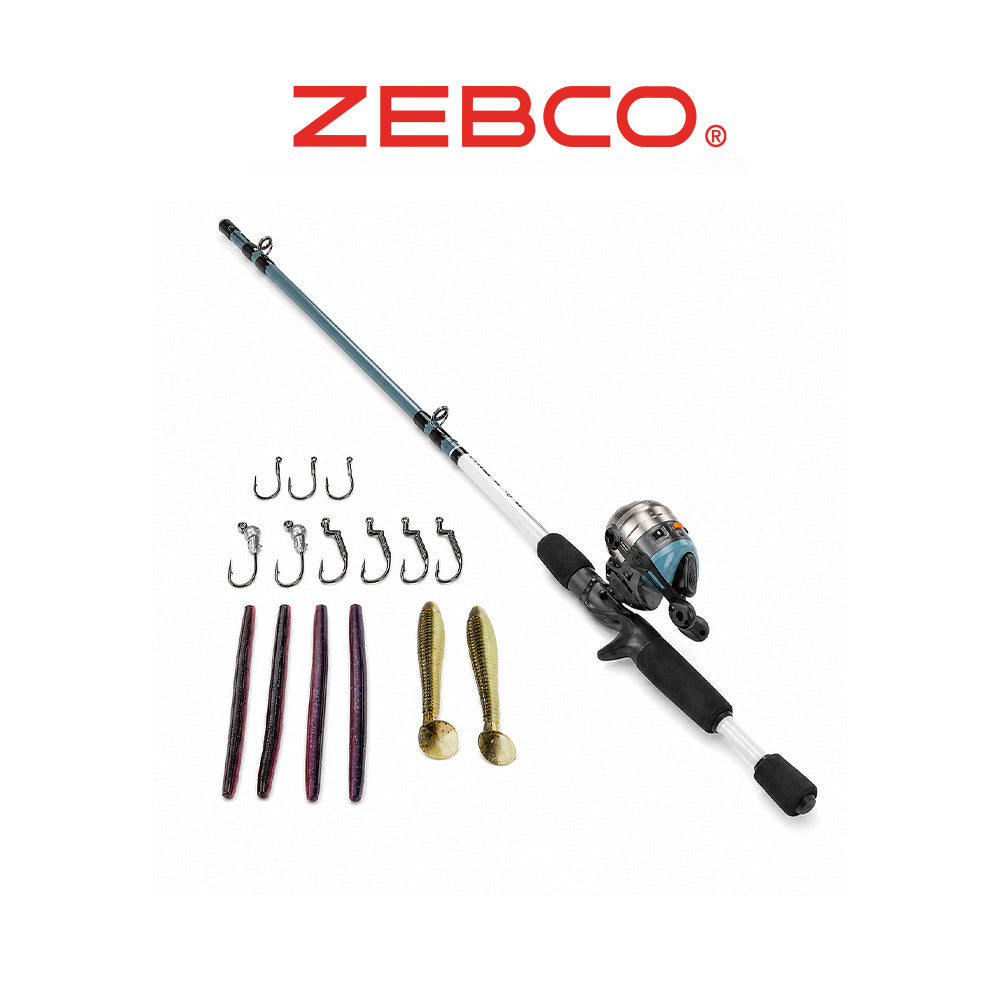 Zebco 33 Strike King Spincast Combo – 6’6” 2-Piece Medium Power
