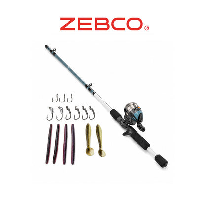 Zebco 33 Strike King Spincast Combo – 6’6” 2-Piece Medium Power