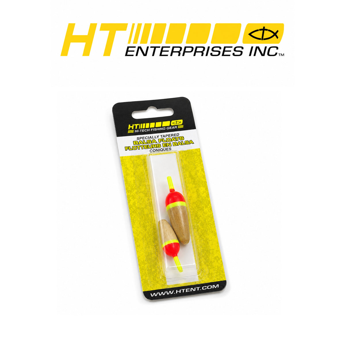 HT Balsa Bulb Slip Floats 2-Pack – 9/16 & 5/8 Sizes