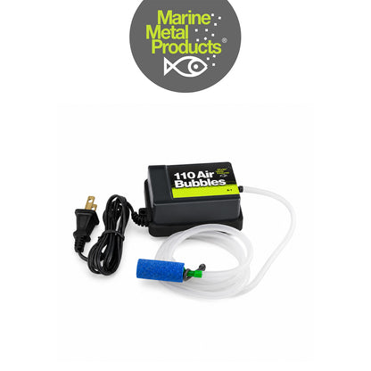 Marine Metal 110V Air Pump with Tube and Airstone
