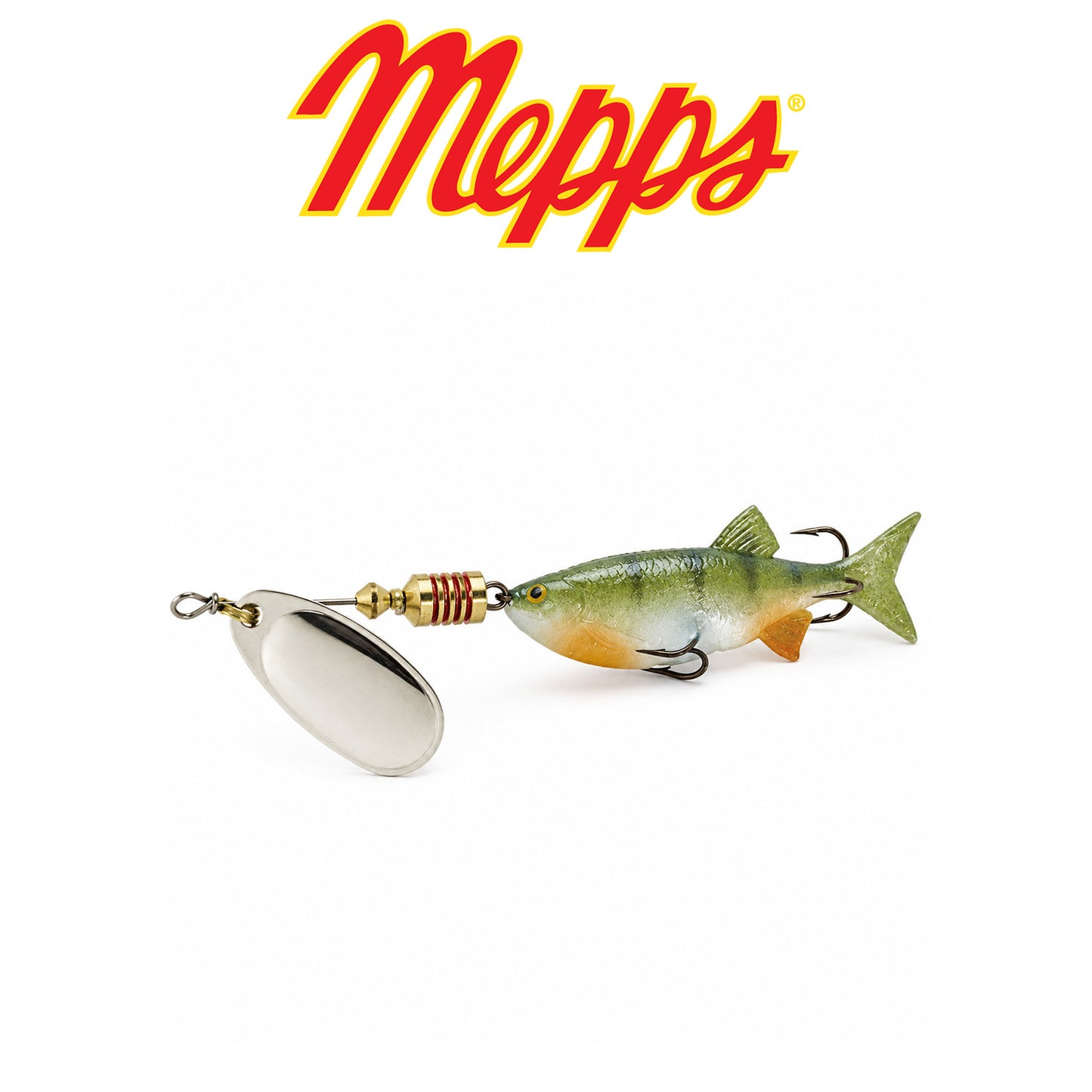 Mepps Comet Mino Fishing Lure Silver / Silver Perch