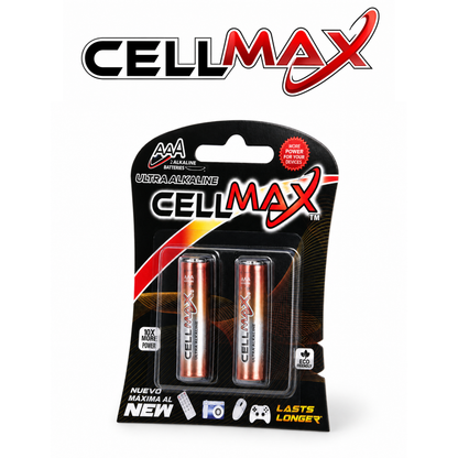 CellMax AAA Alkaline Batteries 2-Pack Carded