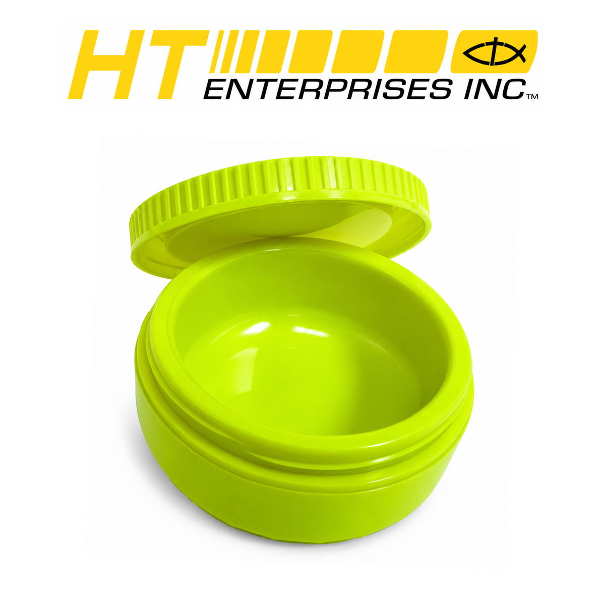 Hard Core 5" Fishing Bait Container – Compact & Durable Bait Storage Box