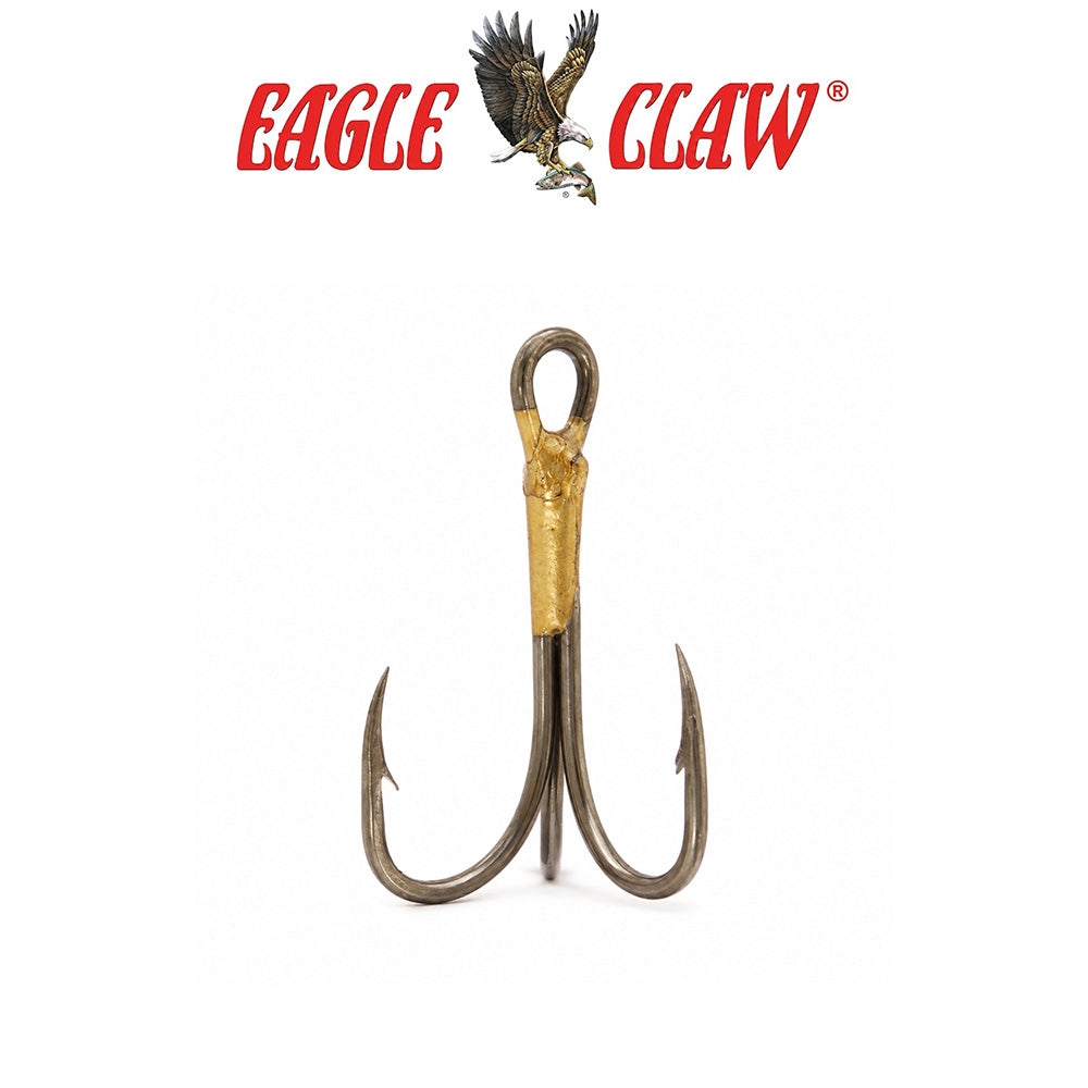 Eagle Claw 2X Treble Curved Fishing Hooks