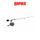 Rapala Wicked Long Ice Fishing Rod & Reel Combo
