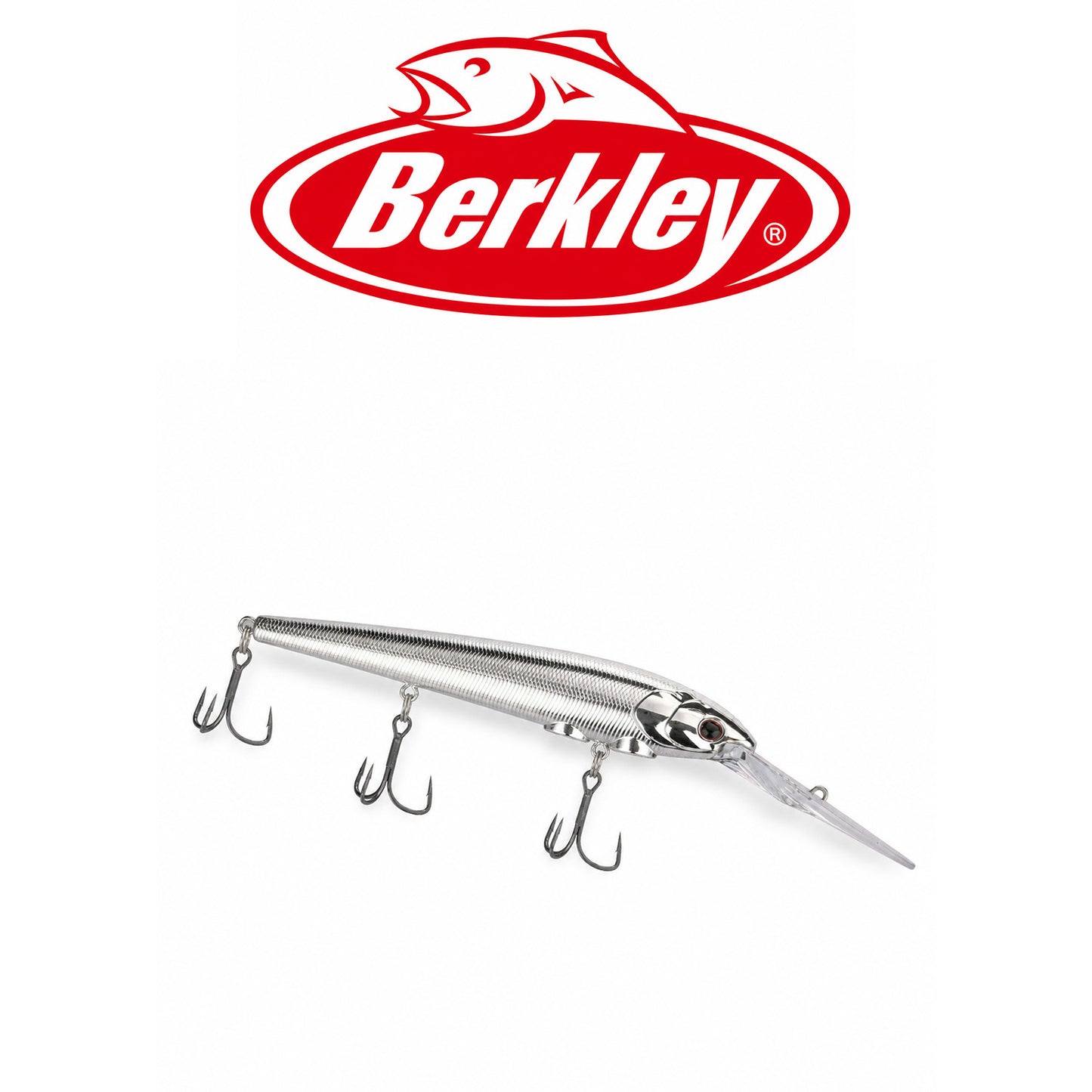 Berkley Deep Hit Stick Chrome Deep-Diving Fishing Lure