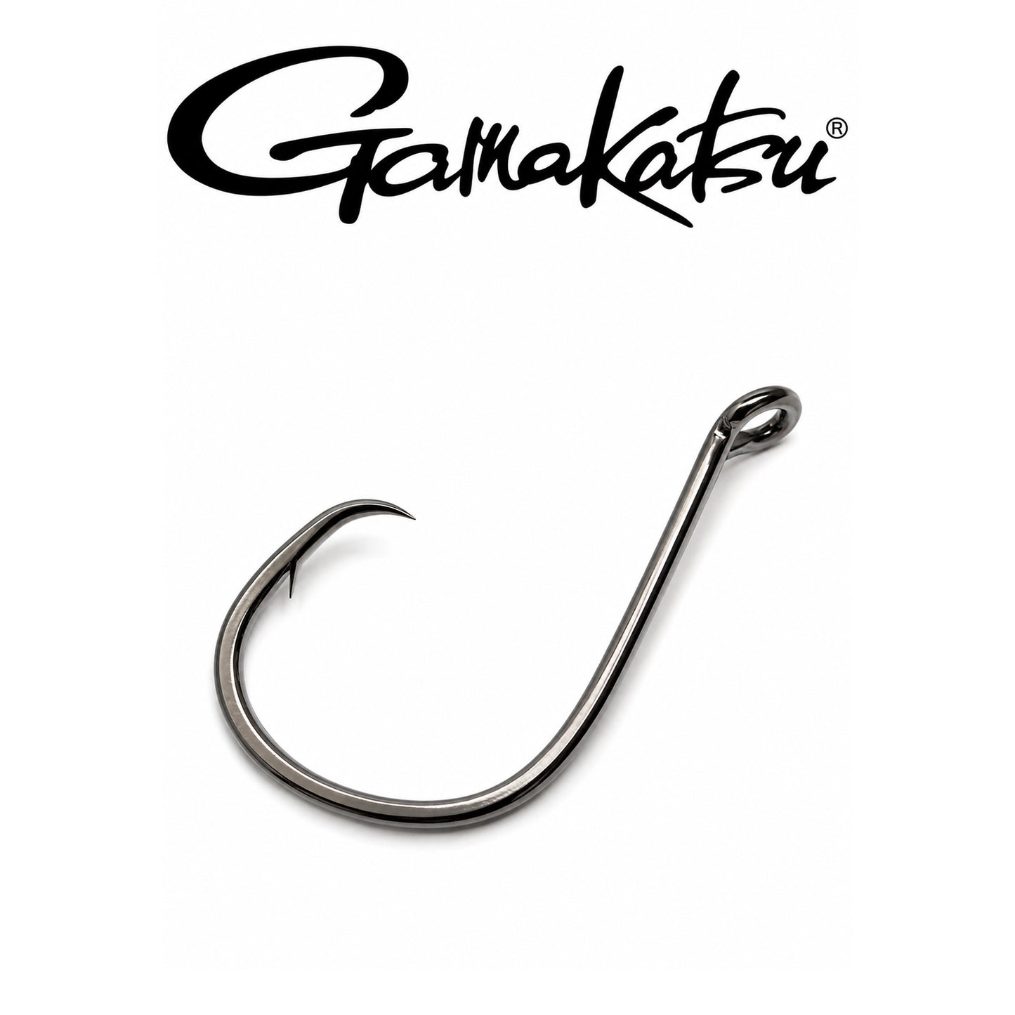 Gamakatsu Big Cat Circle NSB Nickel Silver Black Fishing Hook