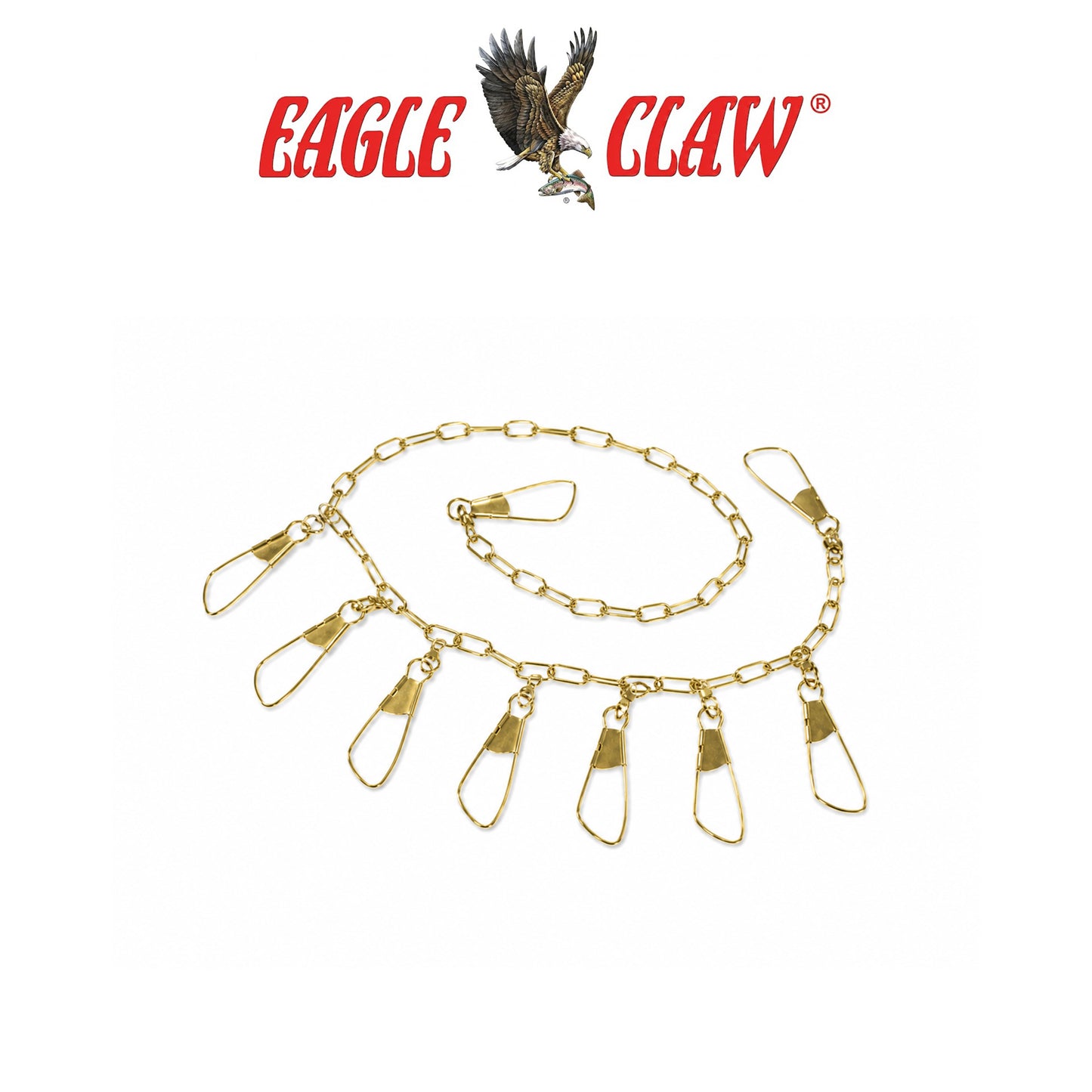 Eagle Claw 60" Durable Metal Chain Fish Stringer
