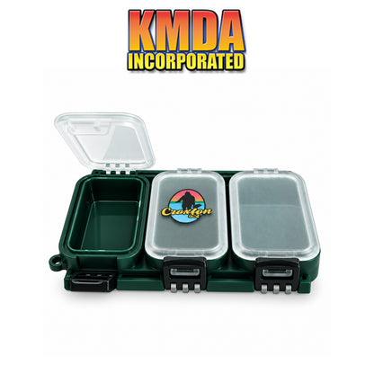 KMDA Mini Waterproof Tackle Box with 6 Sealed Compartments