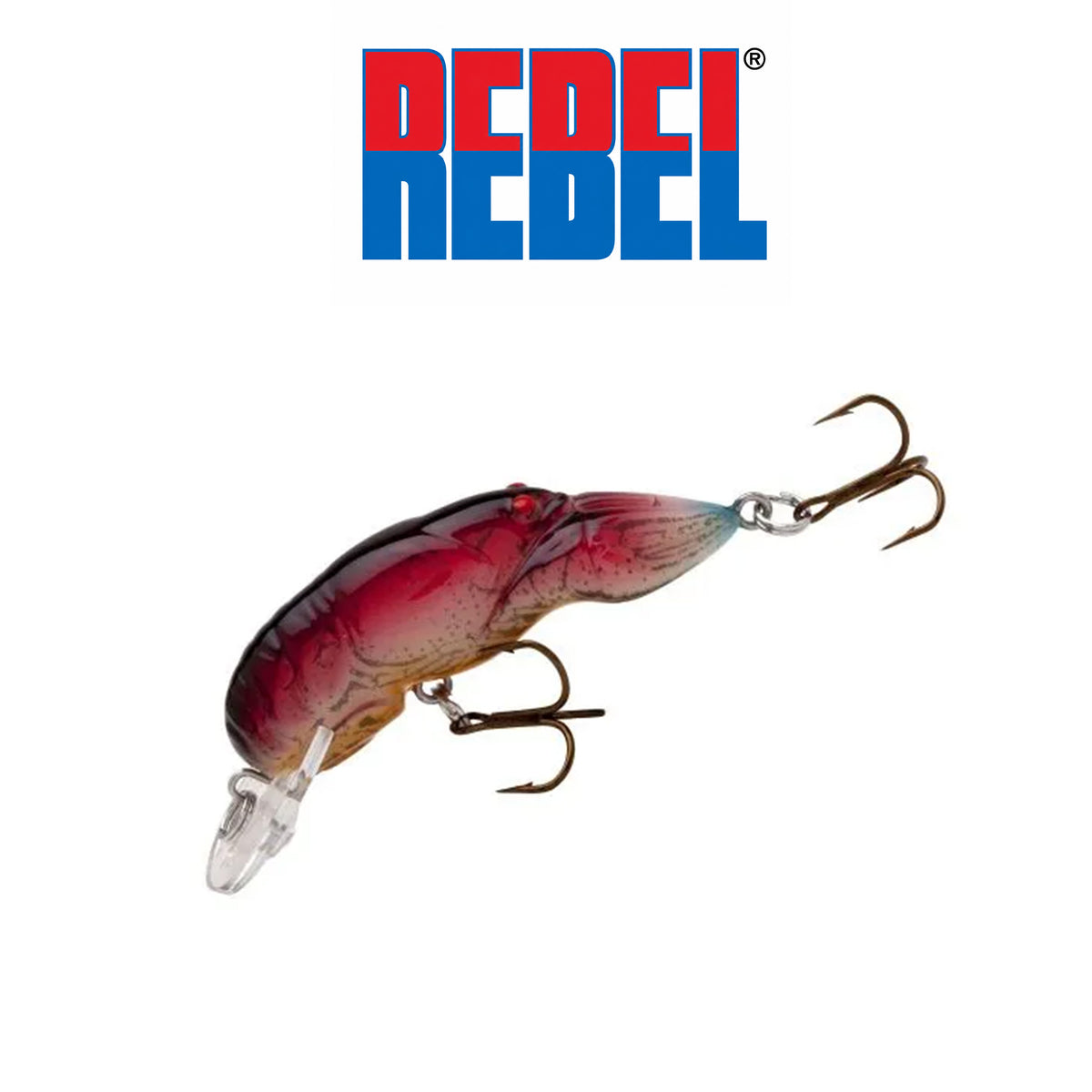 Rebel Wee Crawfish Lure 2" 1/5 OZ.