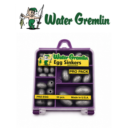 Water Gremlin PRO-EG Egg Sinker Pro – Premium Fishing Weight