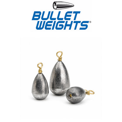 Bullet Weight Bass Casting Fishing Sinkers – Bulk Bag, 1–3 oz