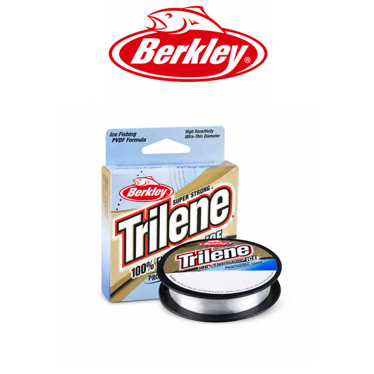 Berkley Trilene 100% Fluorocarbon Ice Fishing Line Clear Pony Spool