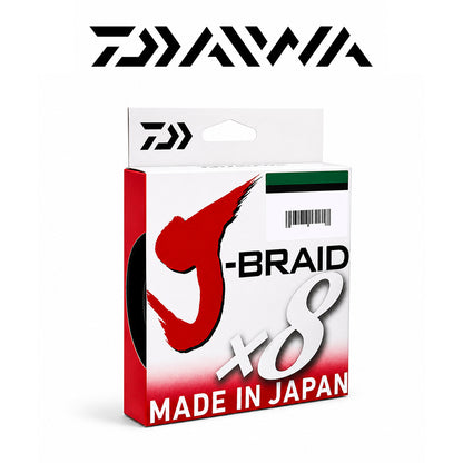 Daiwa J-Braid X8 Filler Spool Dark Green Braided Fishing Line