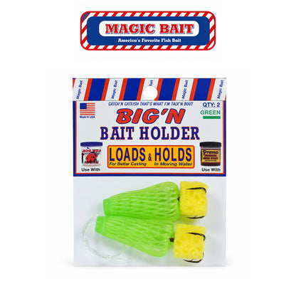 Magic Bait Big'n Bait Holder - Chartreuse