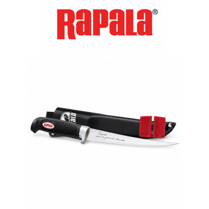 Soft Grip Fillet Knife Set with Single Stage Sharpener & Sheath