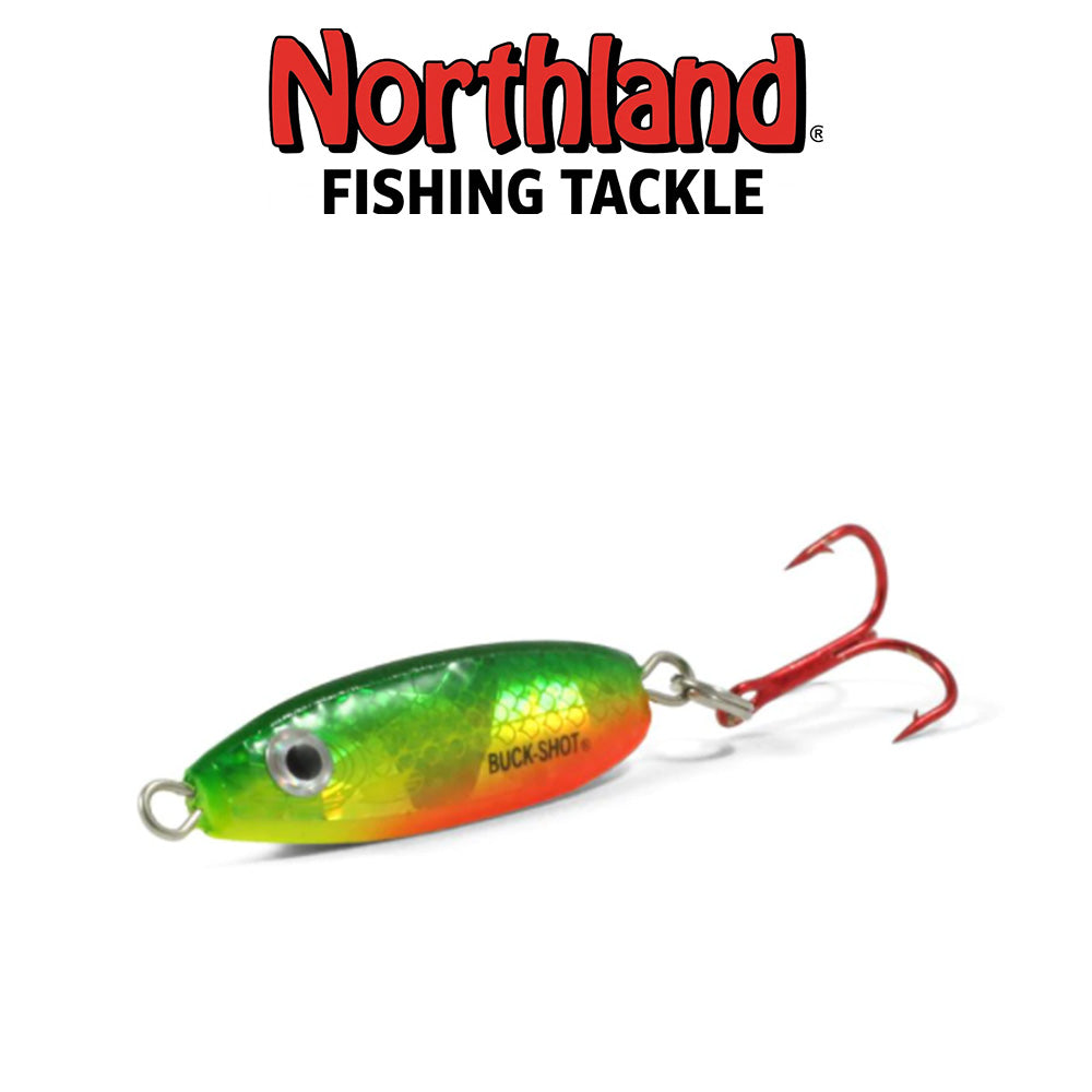 Buck-Shot Rattle Spoon Ice Fishing Lure