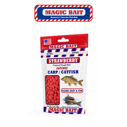 Magic Bait Strawberry Prepared Catfish Bait