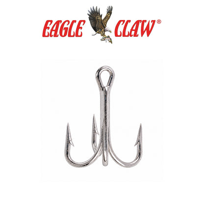 Eagle Claw Lazer Sharp 4X Treble Hook – Regular Shank Straight Point