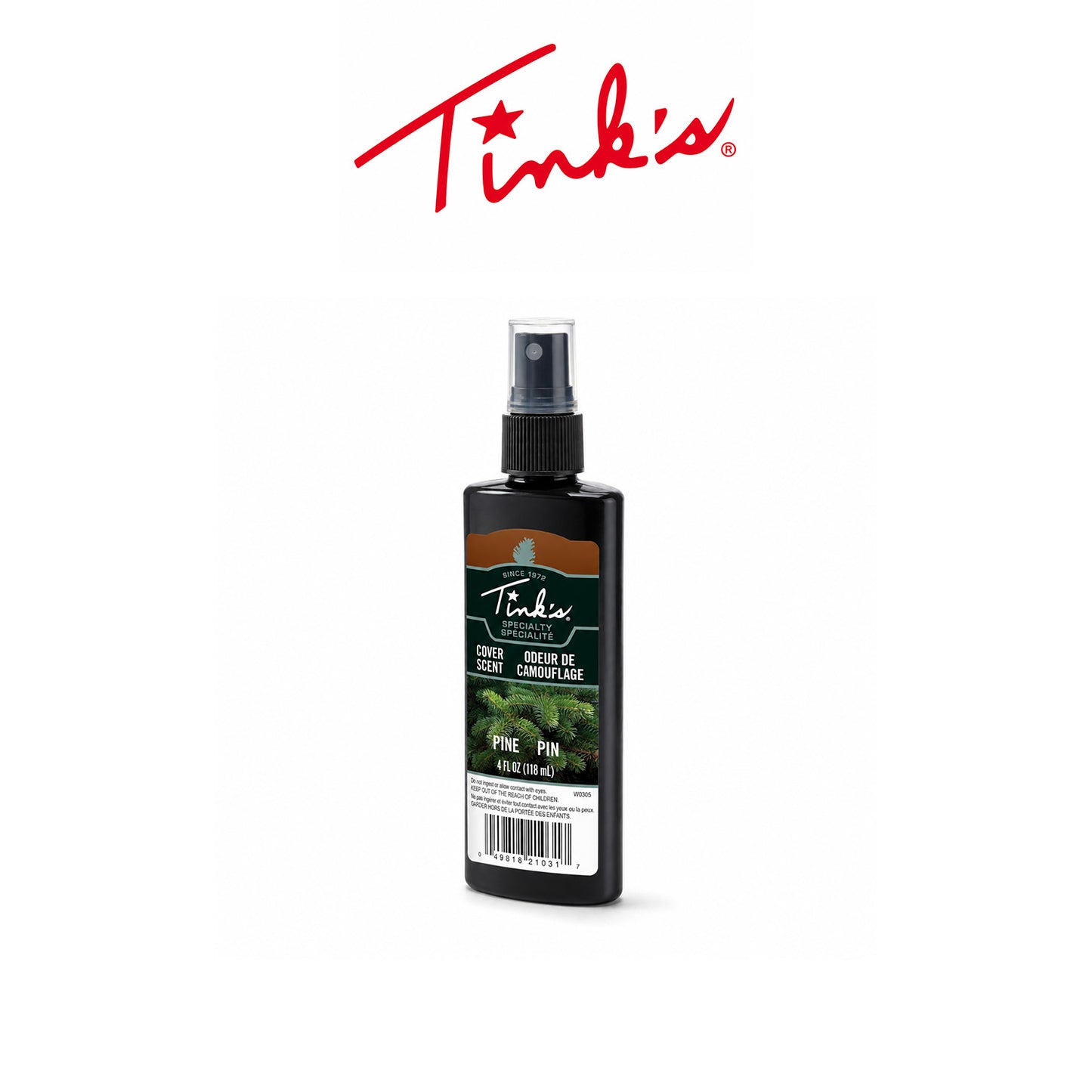 Tink’s Pine Cover Scent Spray for Hunting – Long-Lasting Deer Scent Masking