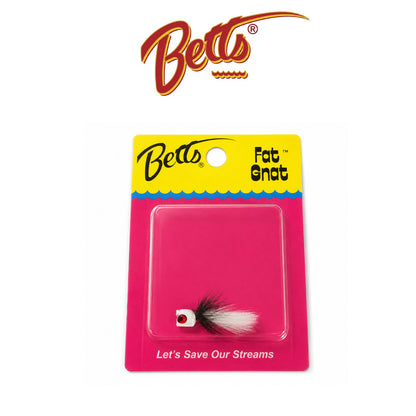 Betts Fat Gnat Size 10 White Fishing Fly