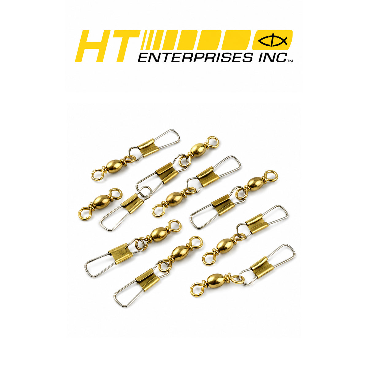HT Brass Snap Swivels Size 5 BSSE-5 – 5 Pieces per Pack