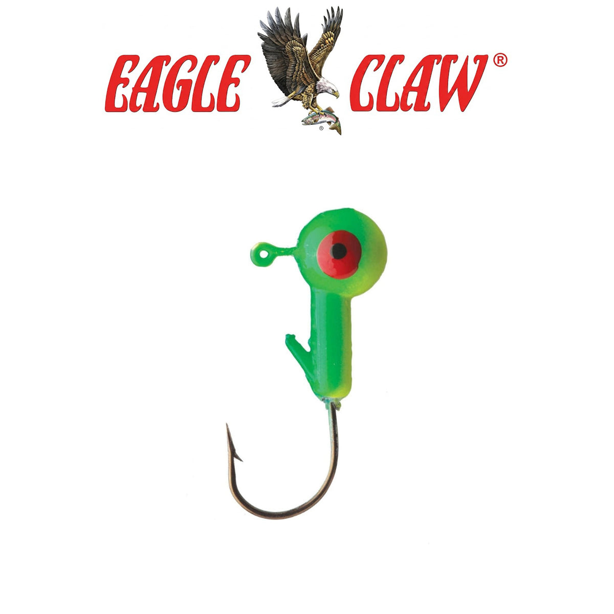 Eagle Claw Ball Head Jig Hook for Soft Plastic Baits