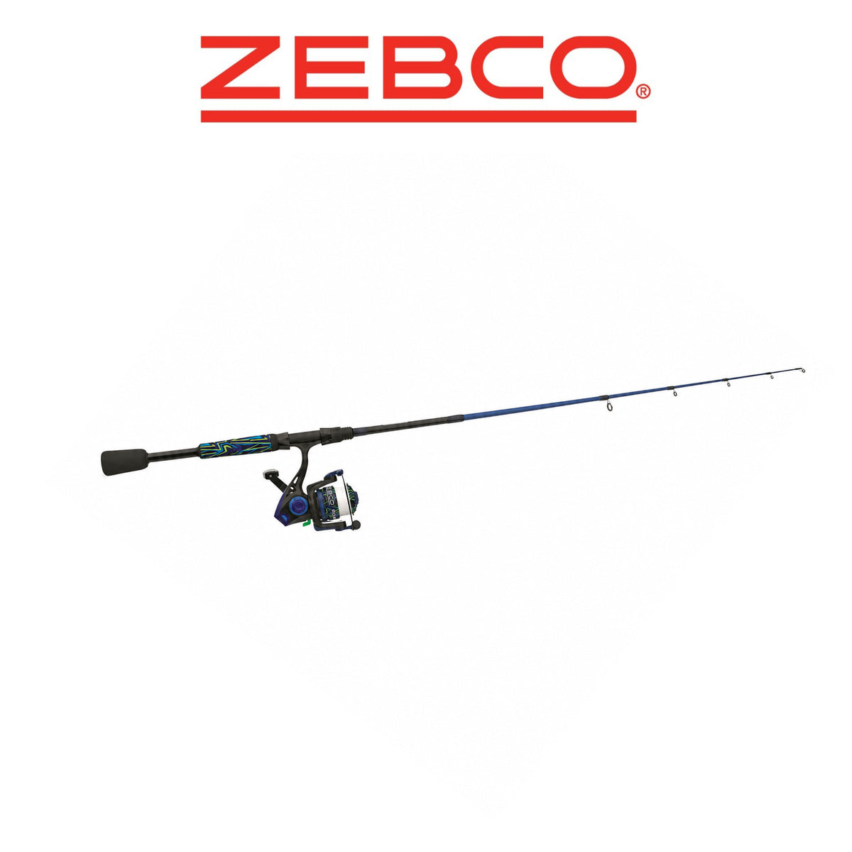 Zebco Roam 20 6'0" Medium-Light Spinning Combo – Energy Green/Blue